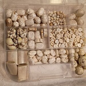 Assorted White and Cream Beads